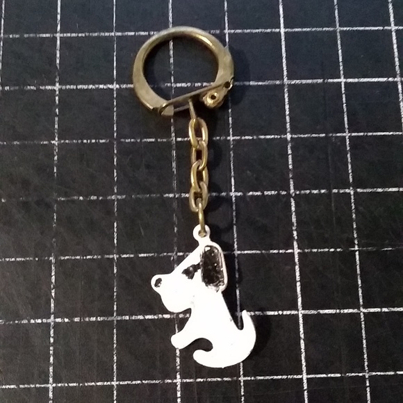 Three Gold Key Chains, Gold Bar in Box, Nine West Purse & Heels, Enamel … - Picture 5 of 11